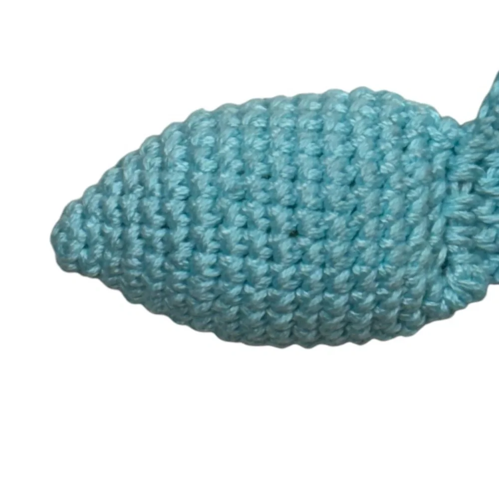 100% handmade crochet fish toy for cats with catnip inside! 100% cotton yarn